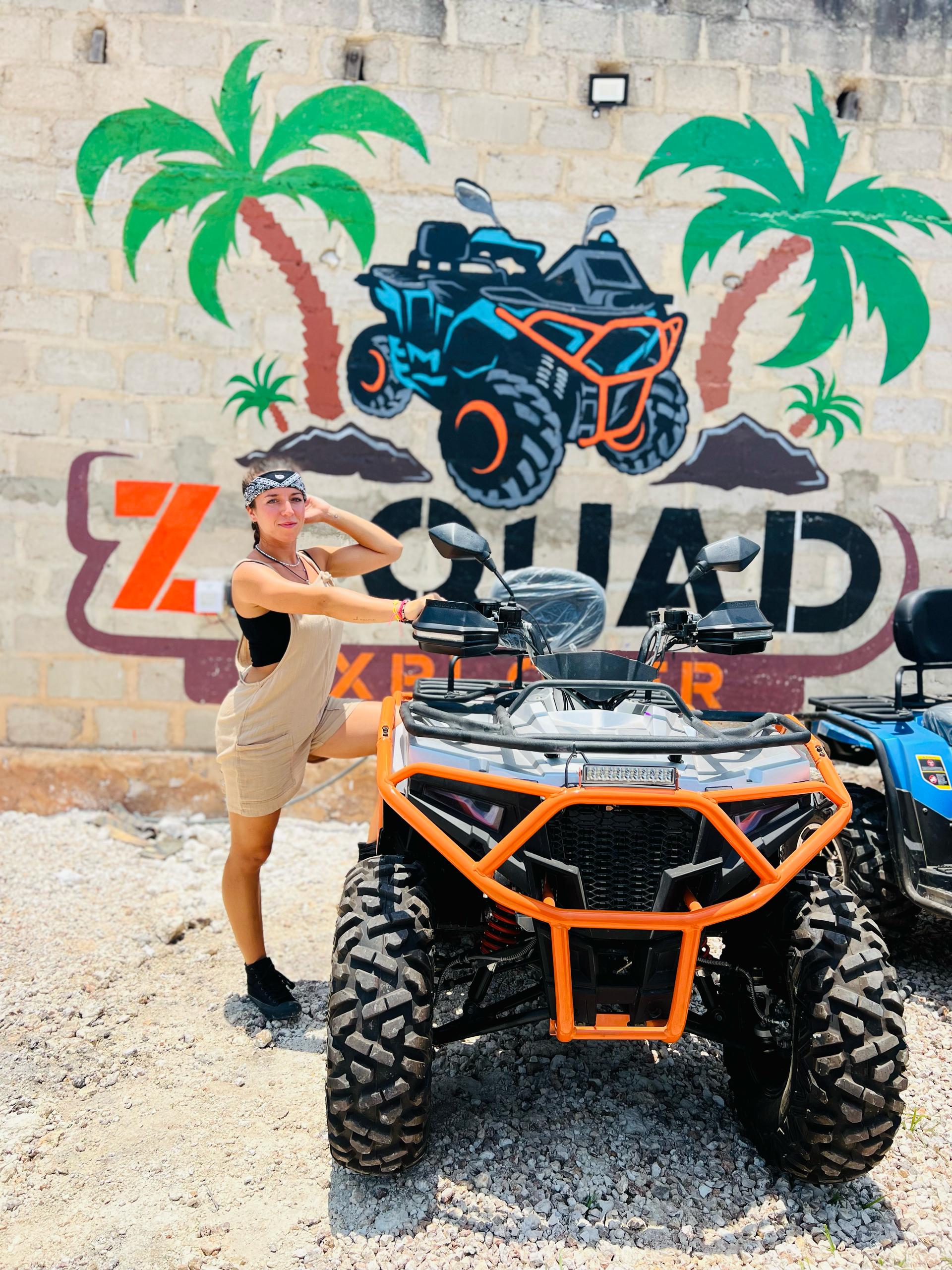 recorrido en quad por Zanzíbar