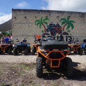 recorrido en quad por Zanzíbar